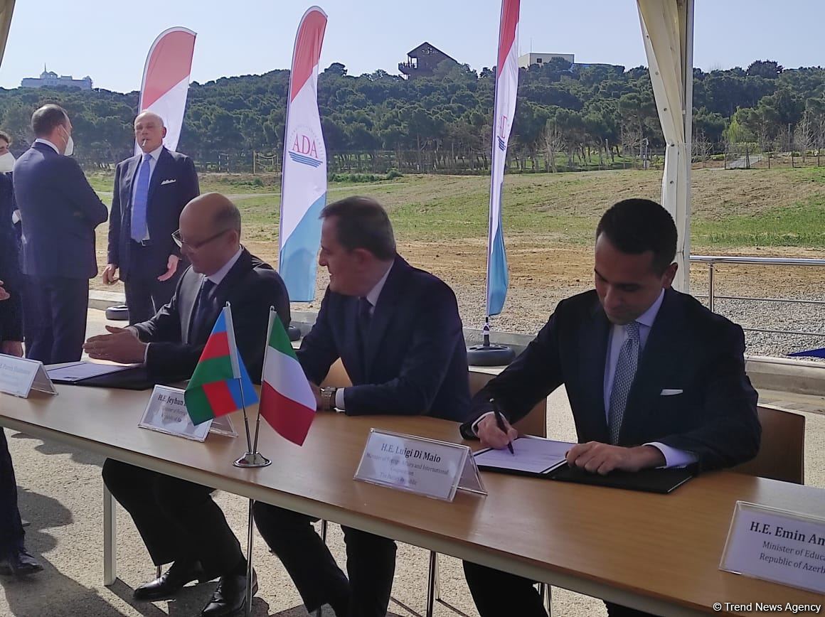 Подписан документ о строительстве итальяно-азербайджанского университета (ФОТО)