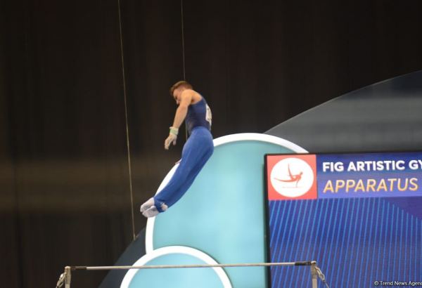 Лучшие моменты заключительного дня Кубка мира FIG в Баку (ФОТО)