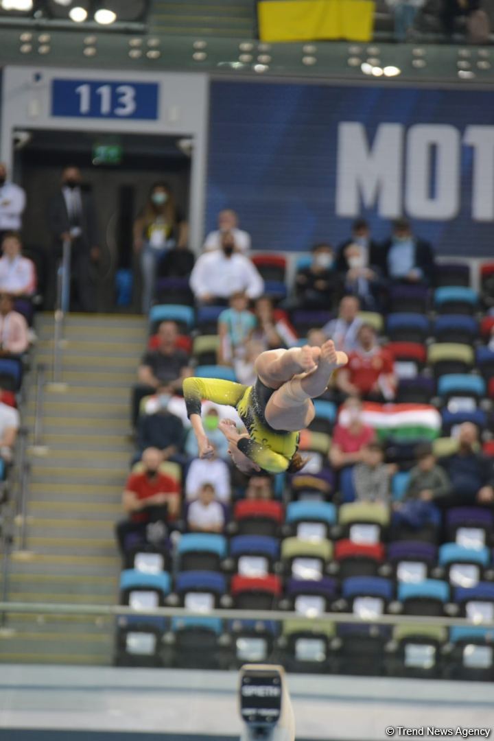 Лучшие моменты заключительного дня Кубка мира FIG в Баку (ФОТО)