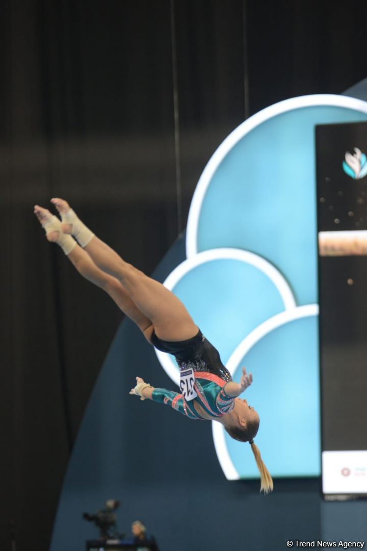 Лучшие моменты заключительного дня Кубка мира FIG в Баку (ФОТО)