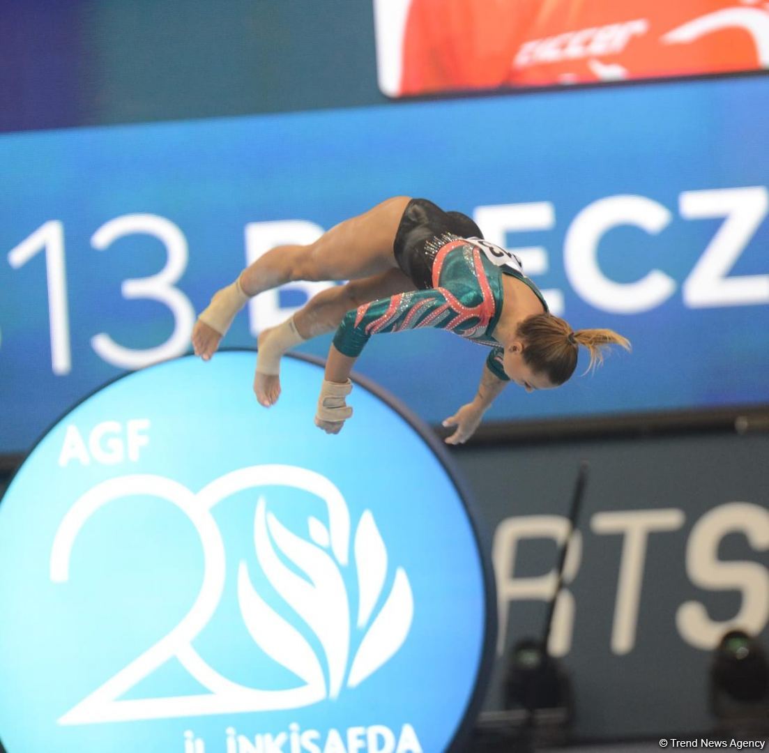 Лучшие моменты заключительного дня Кубка мира FIG в Баку (ФОТО)