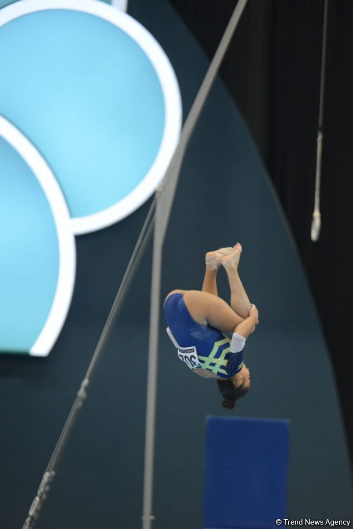 Лучшие моменты заключительного дня Кубка мира FIG в Баку (ФОТО)