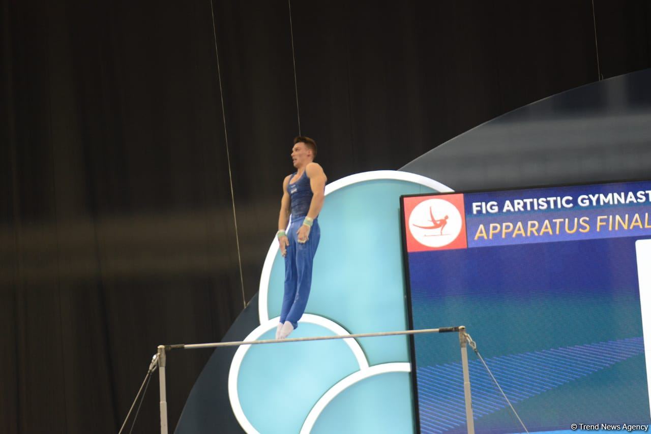 Лучшие моменты заключительного дня Кубка мира FIG в Баку (ФОТО)