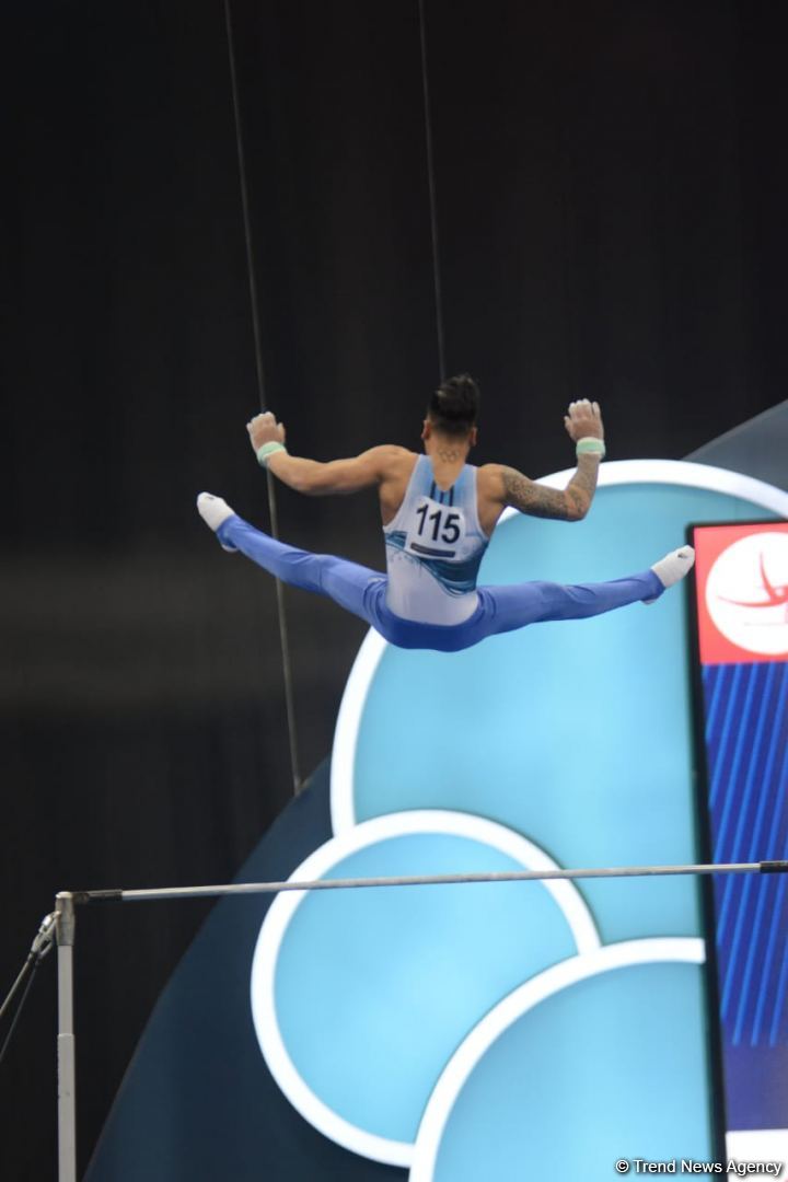 Лучшие моменты заключительного дня Кубка мира FIG в Баку (ФОТО)