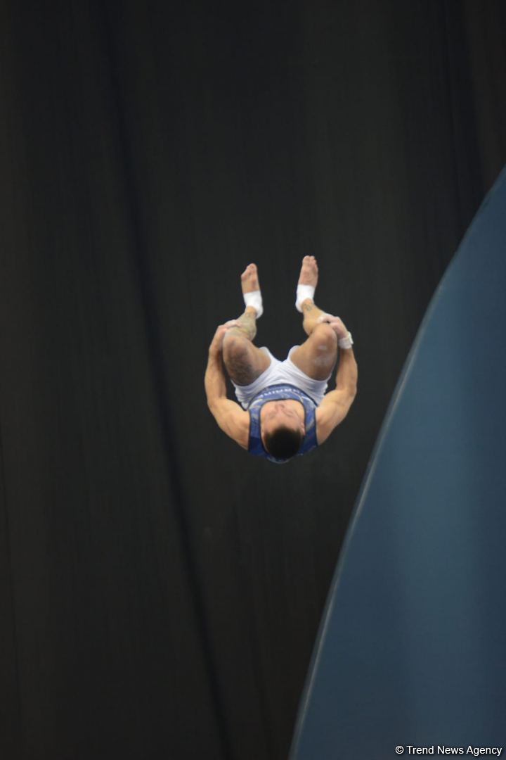 Лучшие моменты заключительного дня Кубка мира FIG в Баку (ФОТО)