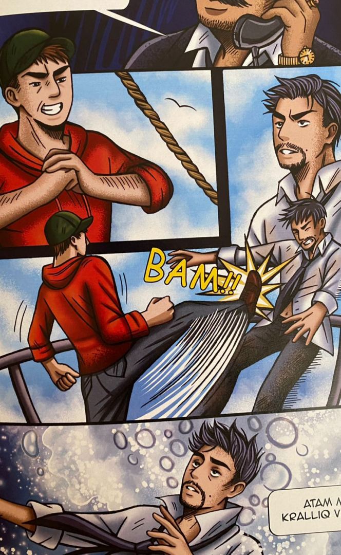 "На берегу Каспия" – увлекательный комикс на тему экологии (ФОТО)