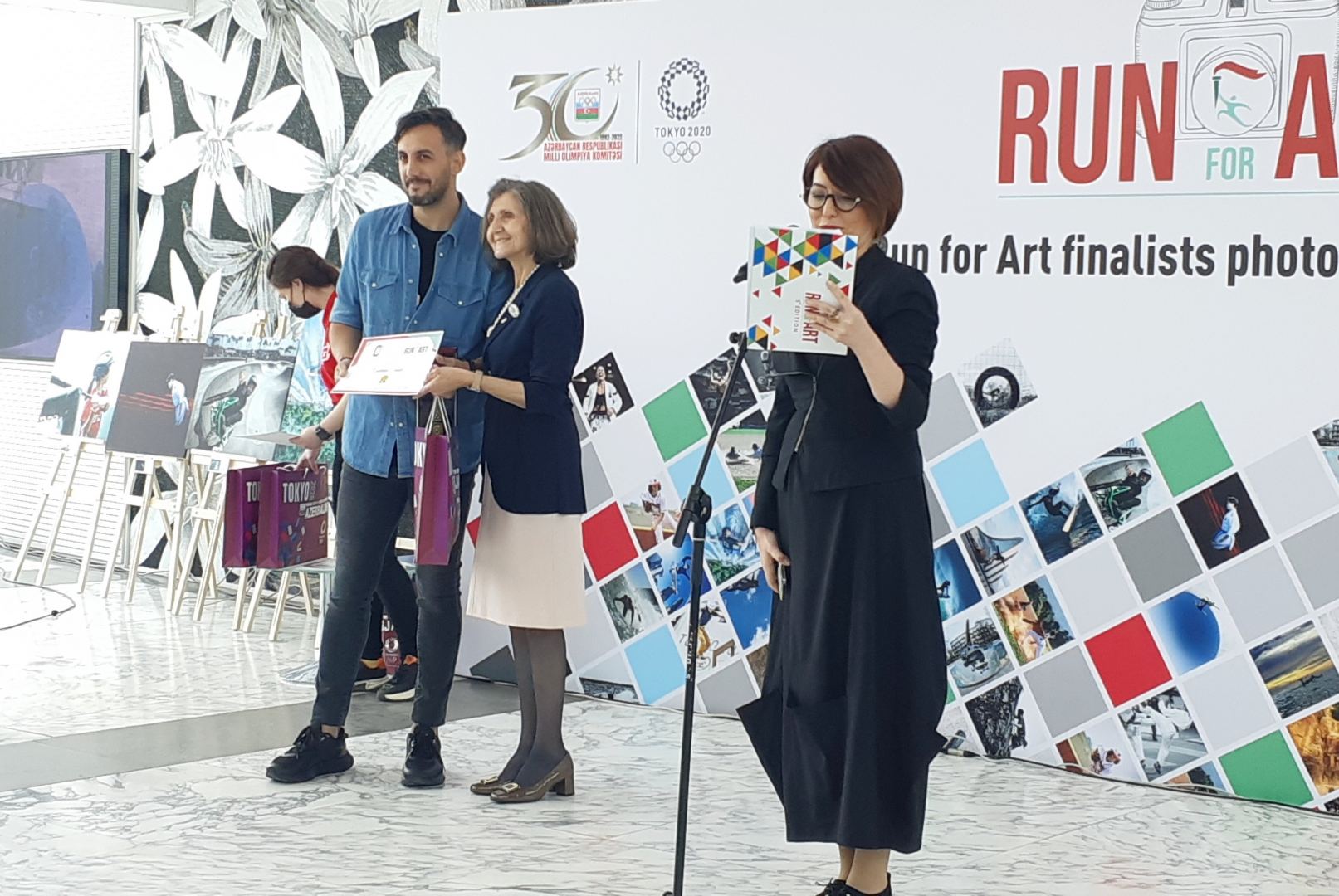 Единение спорта и искусства – в Баку открылась международная фотовыставка "Run for Art" (ФОТО)