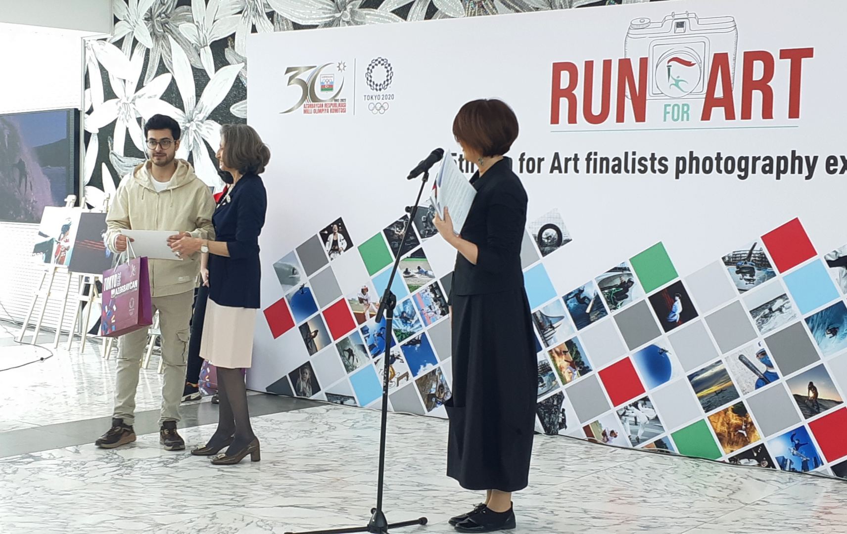 Единение спорта и искусства – в Баку открылась международная фотовыставка "Run for Art" (ФОТО)