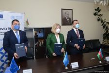 Азербайджану передано спецоборудование в рамках проекта ЕС и ВОЗ (ФОТО)