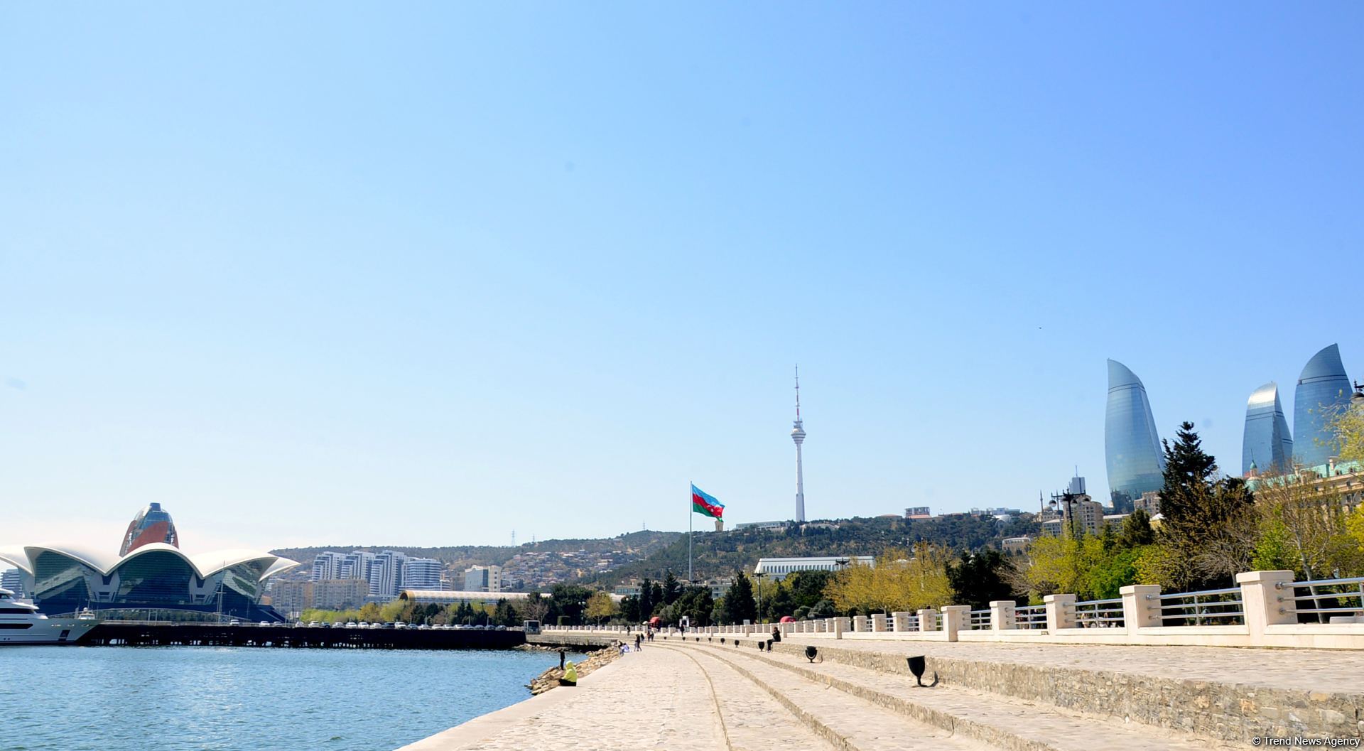Приморский бульвар Баку (ФОТОСЕССИЯ)