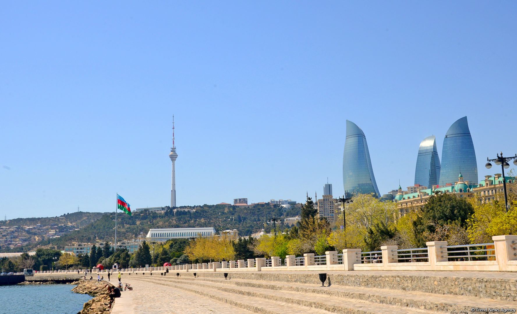 Приморский бульвар Баку (ФОТОСЕССИЯ)