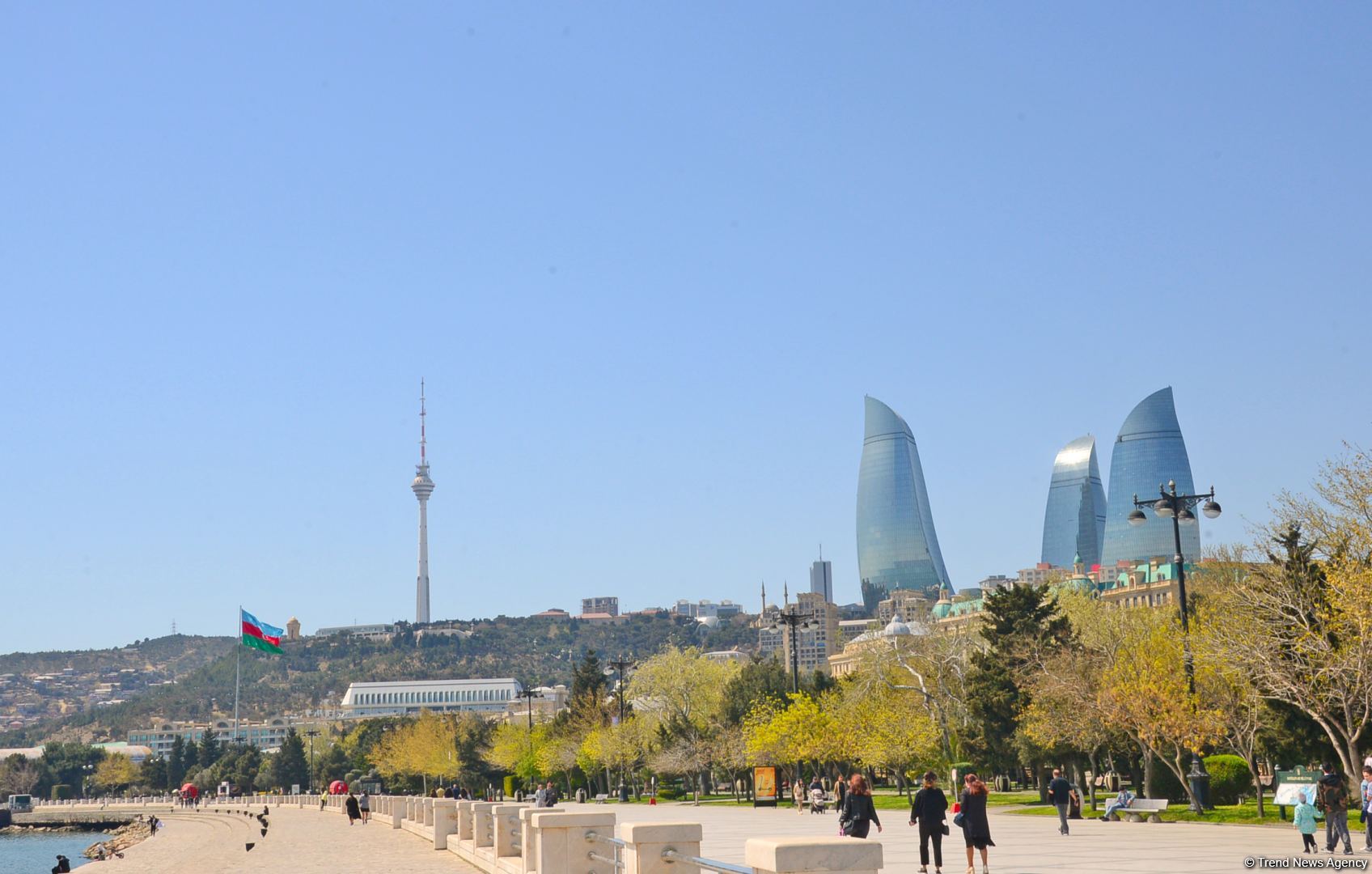 Приморский бульвар Баку (ФОТОСЕССИЯ)