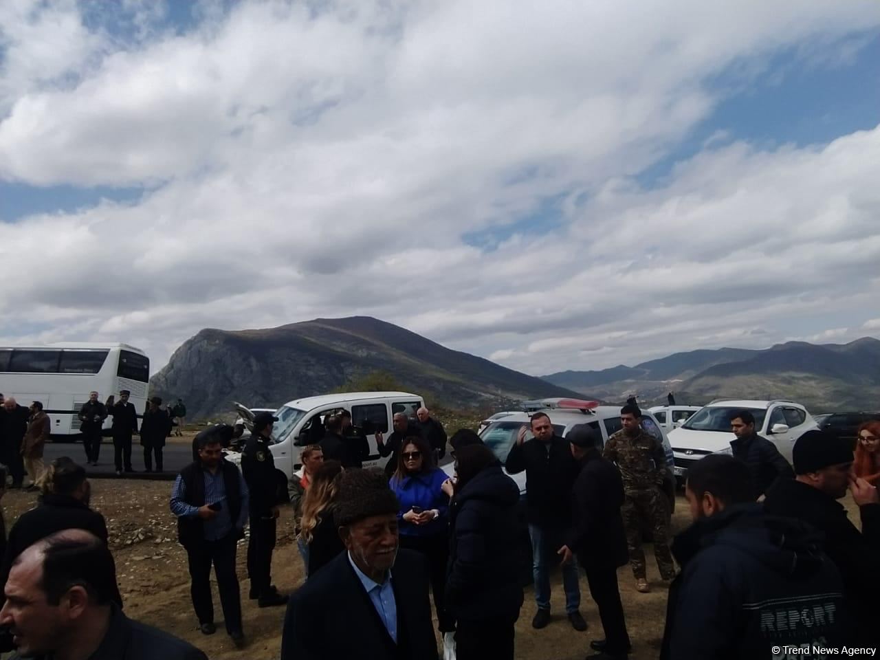 Представители христианских общин Азербайджана посетили освобожденные территории (ФОТО)