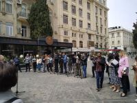 В Баку стартовал проект Təmiz heykəl: представлен маршрут Хуршидбану Натаван - Мирза Фатали Ахундзаде (ФОТО/ВИДЕО)