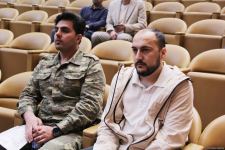 Министр Анар Керимов встретился с деятелями культуры – героями Карабахской войны (ФОТО)