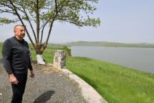 Президент Ильхам Алиев ознакомился с предстоящими ремонтно-восстановительными работами на водохранилищах Кёнделенчай (ФОТО/ВИДЕО)