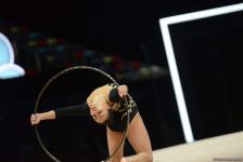 Кубок мира в Баку - Арзу Джалилова и Зохра Агамирова представили упражнения с обручем (ФОТО)