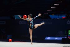 Кубок мира FIG в Баку: Арзу Джалилова лидирует в упражнениях с мячом (ФОТО)