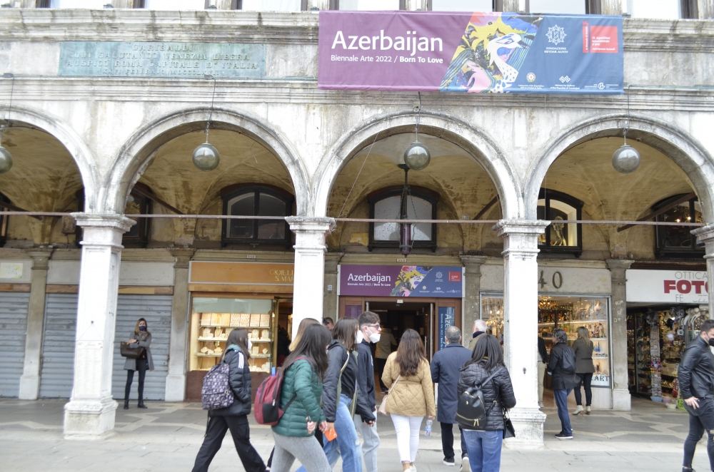 Азербайджан при организации Фонда Гейдара Алиева представлен на 59-м Венецианском биеннале (ФОТО)
