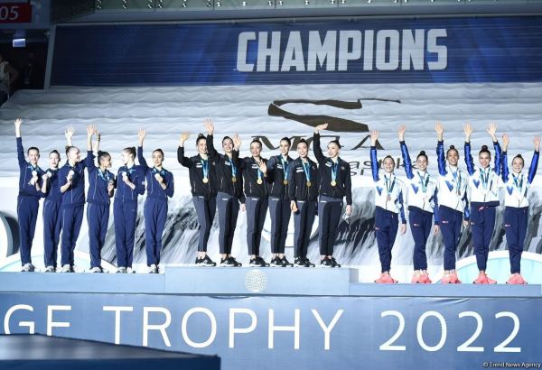 В Баку состоялась церемония награждения победителей Кубка мира FIG по художественной гимнастике в многоборье (ФОТО)