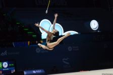 Артистизм и пластичность – лучшие моменты второго дня соревнований Кубка мира FIG по художественной гимнастике в Баку (ФОТО)