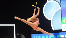 Артистизм и пластичность – лучшие моменты второго дня соревнований Кубка мира FIG по художественной гимнастике в Баку (ФОТО)