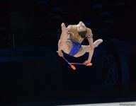 Артистизм и пластичность – лучшие моменты второго дня соревнований Кубка мира FIG по художественной гимнастике в Баку (ФОТО)