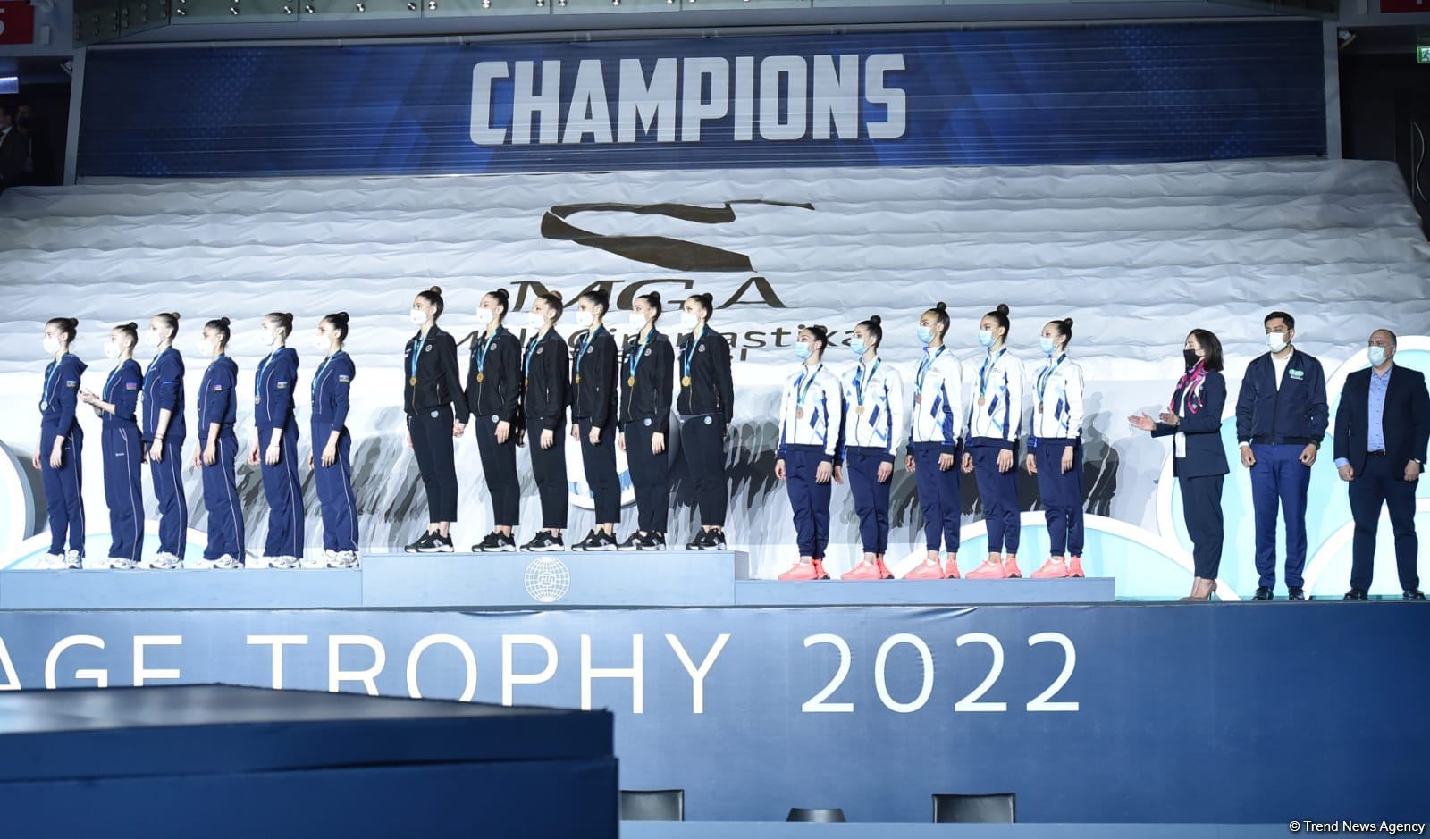 В Баку состоялась церемония награждения победителей Кубка мира FIG по художественной гимнастике в многоборье (ФОТО)