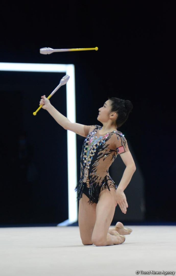 Артистизм и пластичность – лучшие моменты второго дня соревнований Кубка мира FIG по художественной гимнастике в Баку (ФОТО)
