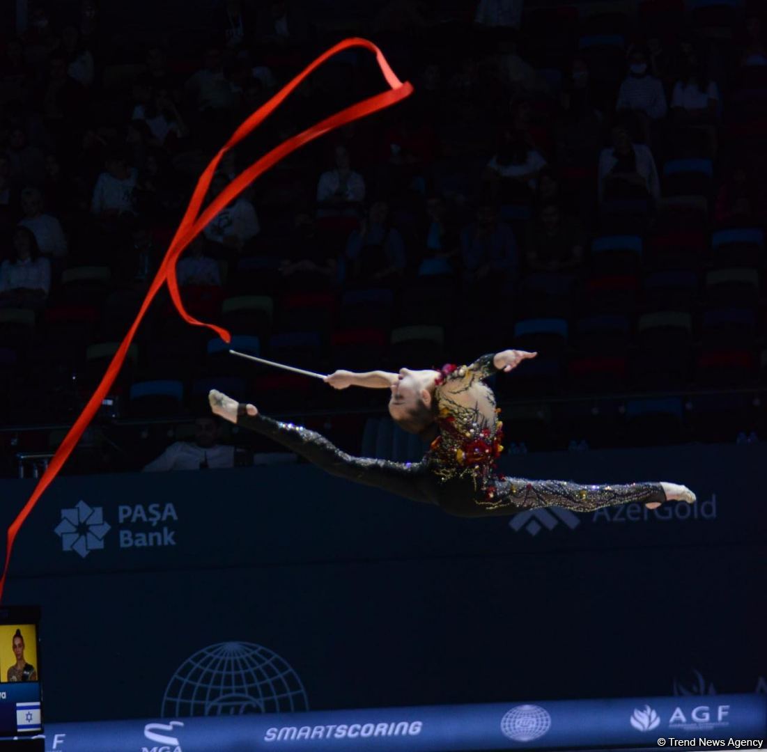 Артистизм и пластичность – лучшие моменты второго дня соревнований Кубка мира FIG по художественной гимнастике в Баку (ФОТО)