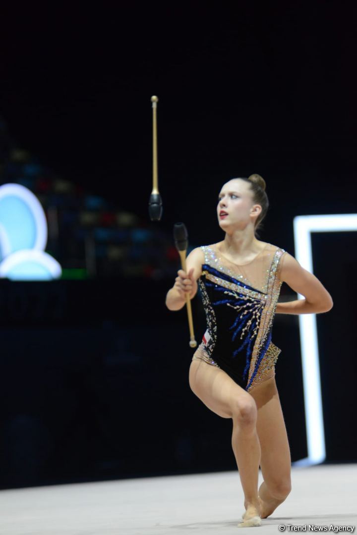 Артистизм и пластичность – лучшие моменты второго дня соревнований Кубка мира FIG по художественной гимнастике в Баку (ФОТО)