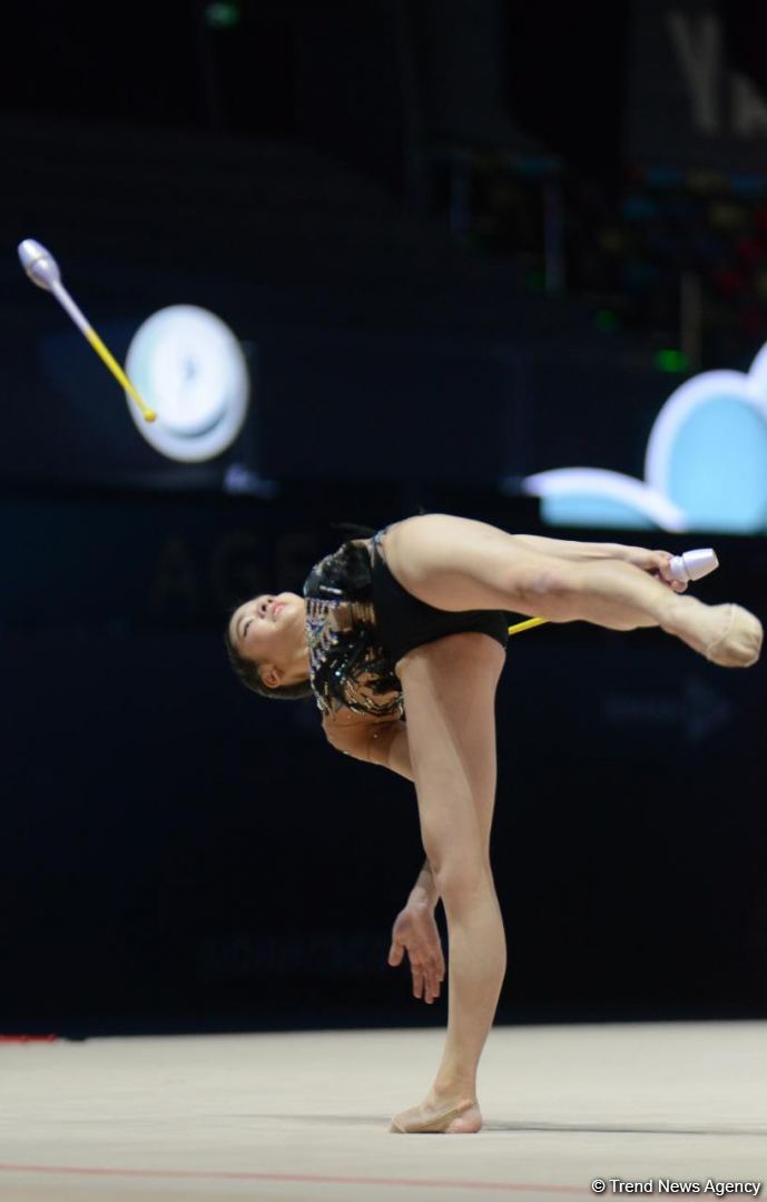 Артистизм и пластичность – лучшие моменты второго дня соревнований Кубка мира FIG по художественной гимнастике в Баку (ФОТО)