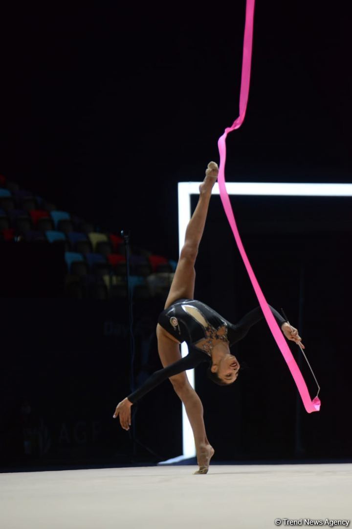 Кубок мира FIG в Баку: Стали известны результаты Арзу Джалиловой  и Зохры Агамировой за упражнения с лентой (ФОТО)