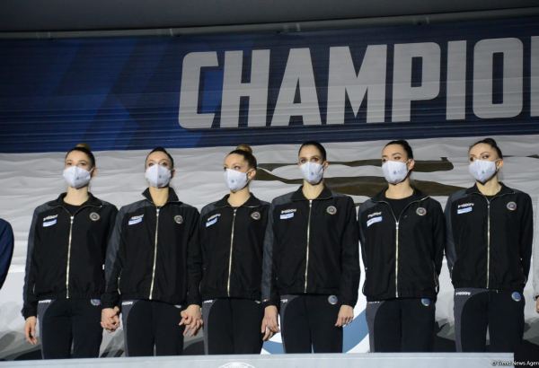 В Баку прошла вторая церемония награждения победителей и призеров Кубка мира FIG по художественной гимнастике (ФОТО)