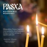 Первый вице-президент Мехрибан Алиева поздравила христианскую общину Азербайджана по случаю праздника Пасхи (ФОТО)