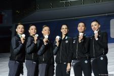 В Баку прошла церемония награждения победителей и призеров Кубка мира FIG по художественной гимнастике (ФОТО)