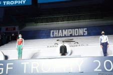 В Баку прошла церемония награждения победителей и призеров Кубка мира FIG по художественной гимнастике (ФОТО)