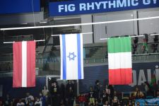 В Баку прошла вторая церемония награждения победителей и призеров Кубка мира FIG по художественной гимнастике (ФОТО)