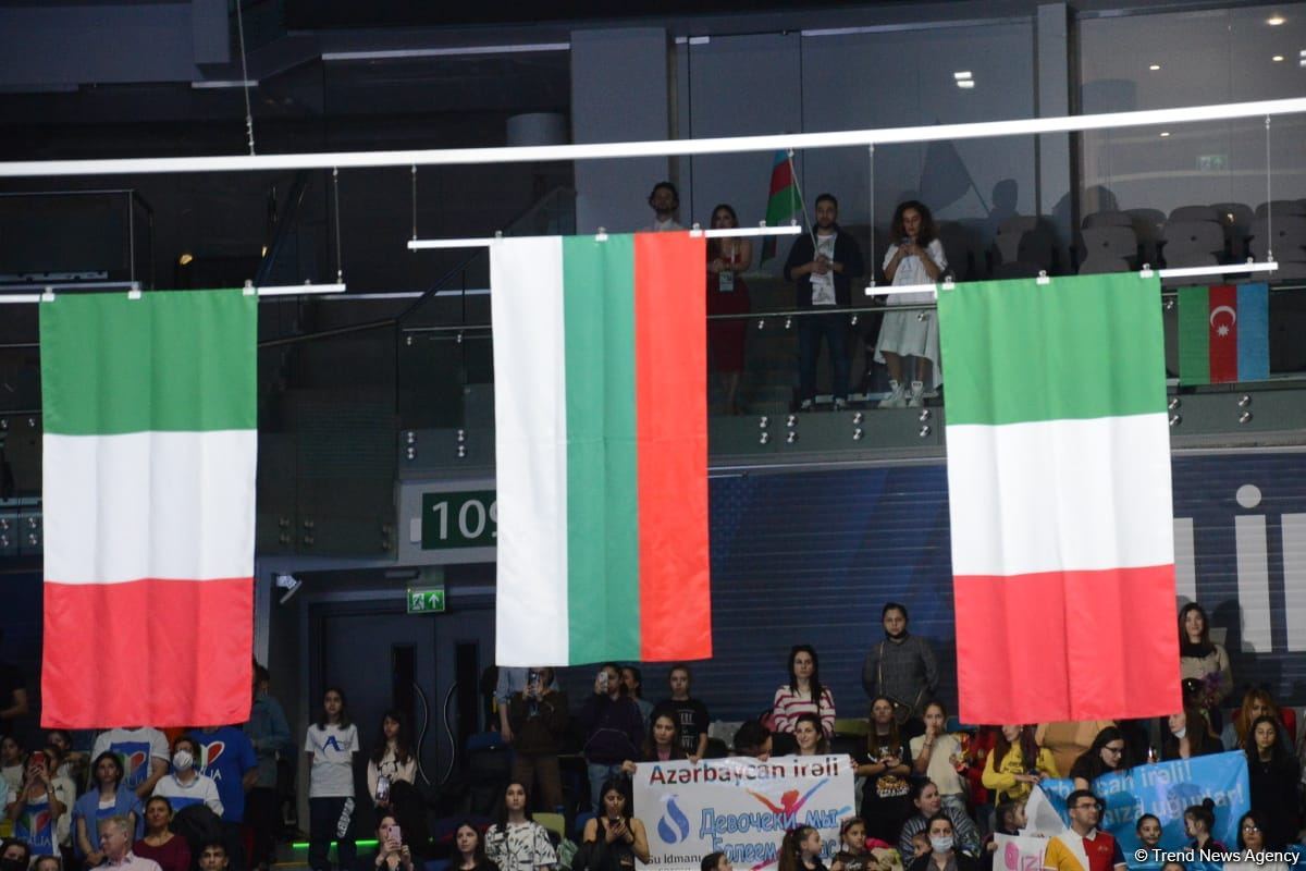 В Баку прошла церемония награждения победителей и призеров Кубка мира FIG по художественной гимнастике (ФОТО)