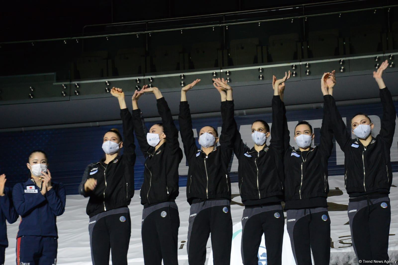 В Баку прошла вторая церемония награждения победителей и призеров Кубка мира FIG по художественной гимнастике (ФОТО)