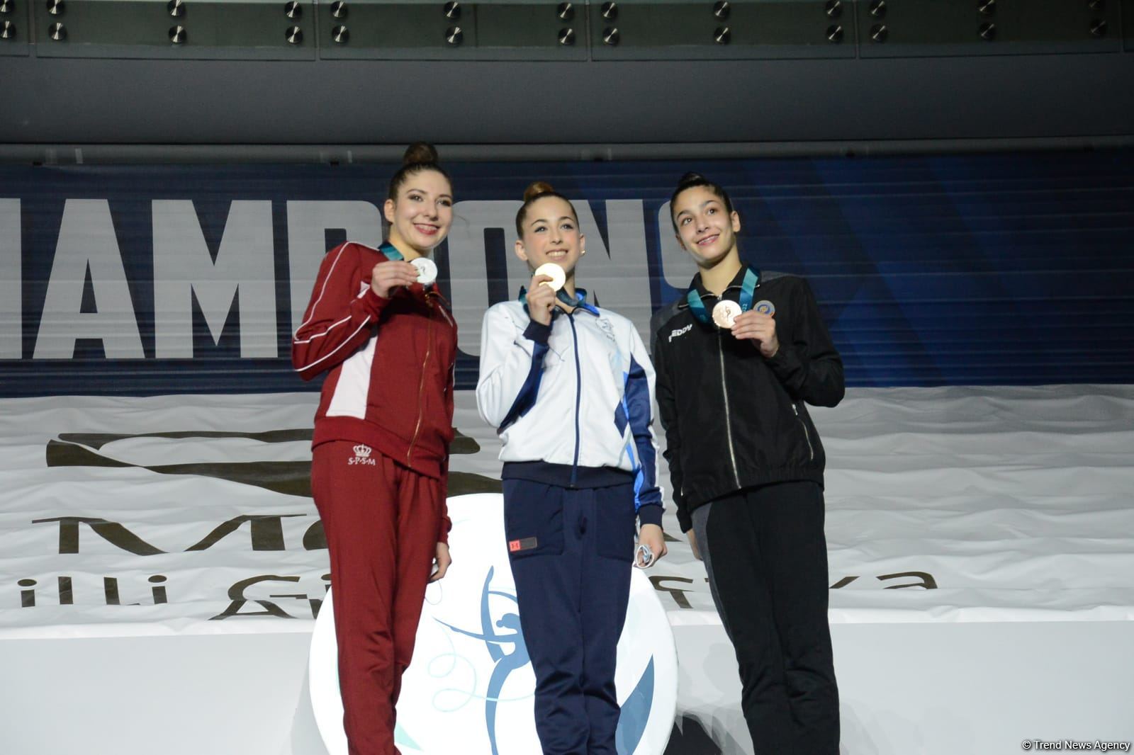 В Баку прошла вторая церемония награждения победителей и призеров Кубка мира FIG по художественной гимнастике (ФОТО)