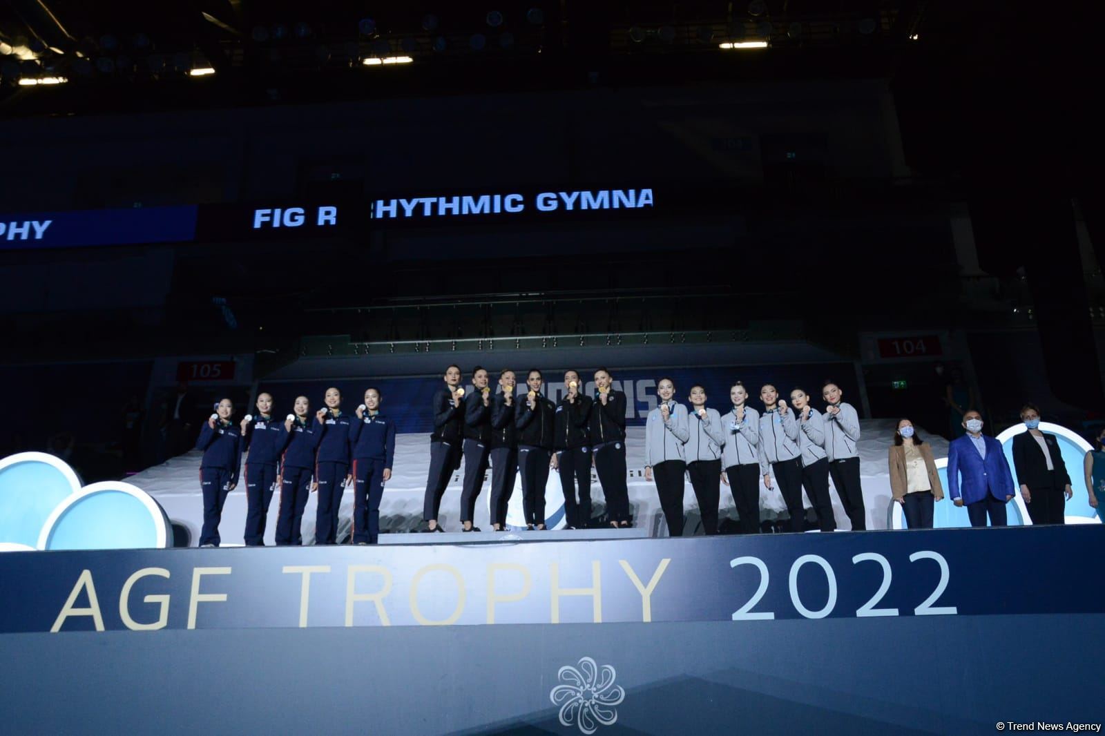 В Баку прошла вторая церемония награждения победителей и призеров Кубка мира FIG по художественной гимнастике (ФОТО)