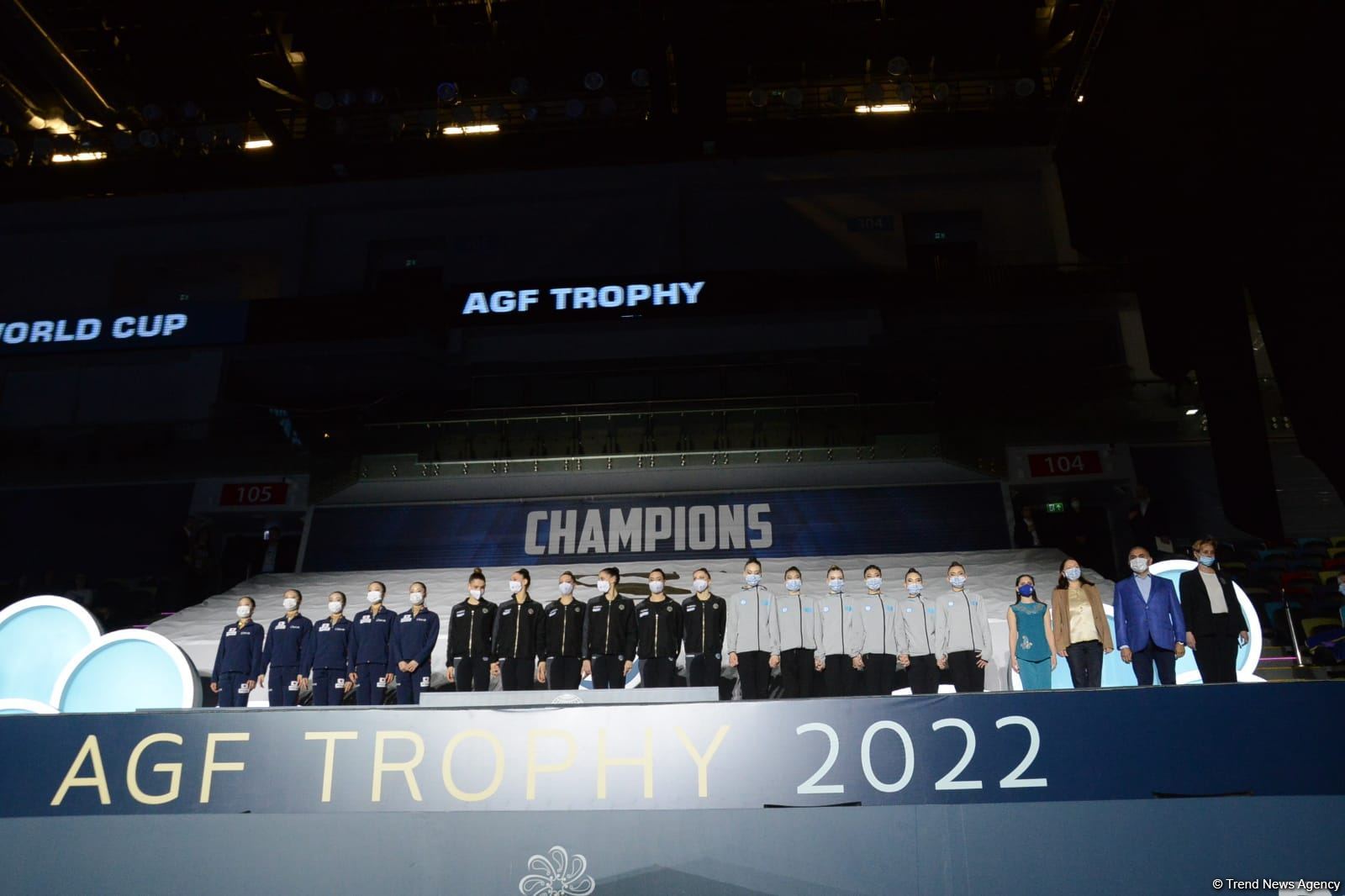 В Баку прошла вторая церемония награждения победителей и призеров Кубка мира FIG по художественной гимнастике (ФОТО)