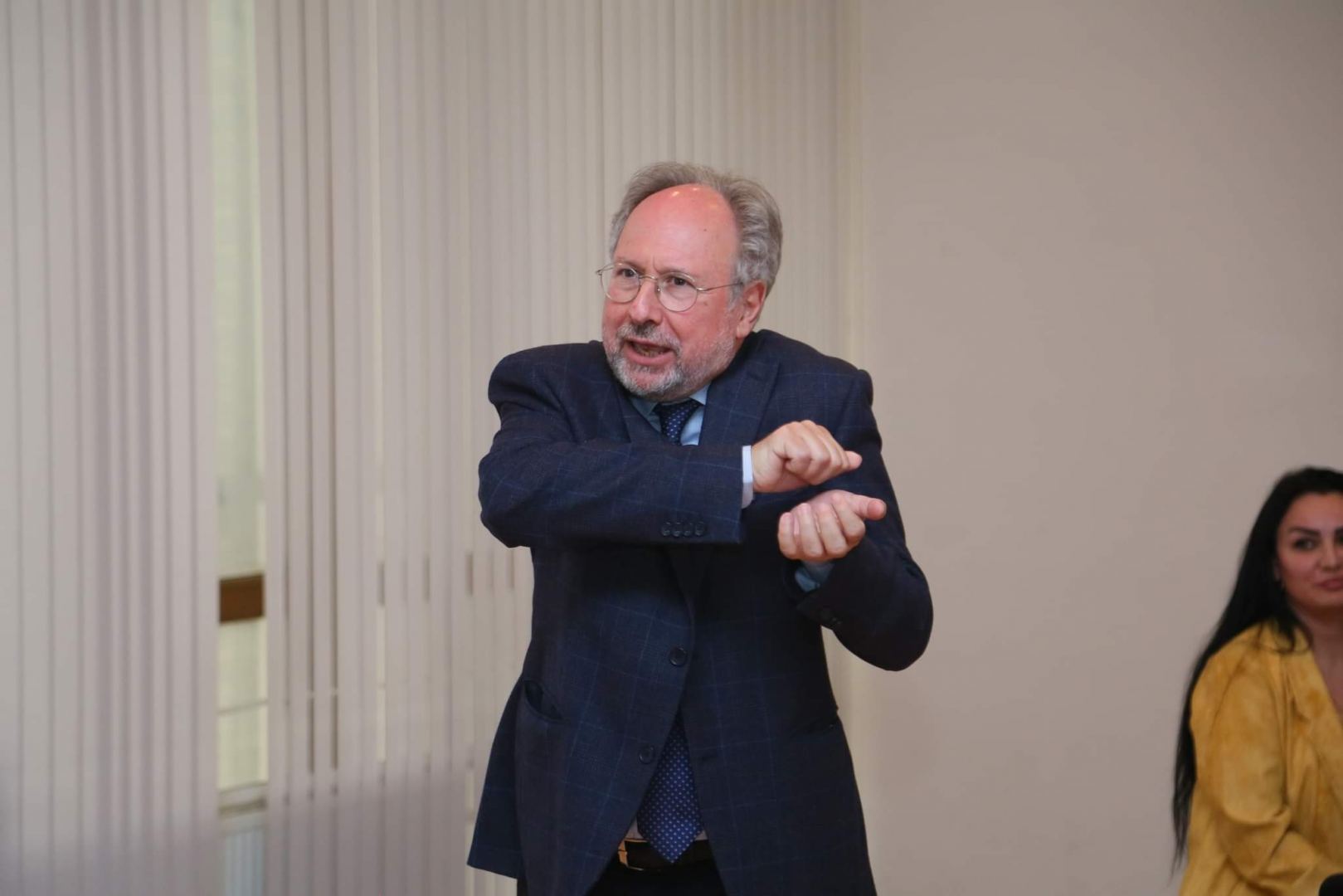 Всемирно известный итальянский музыкант провел мастер-класс в Баку (FOTO)