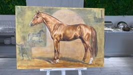 В городе Шуша открылась выставка латвийской художницы "Карабахские скакуны" (ФОТО)