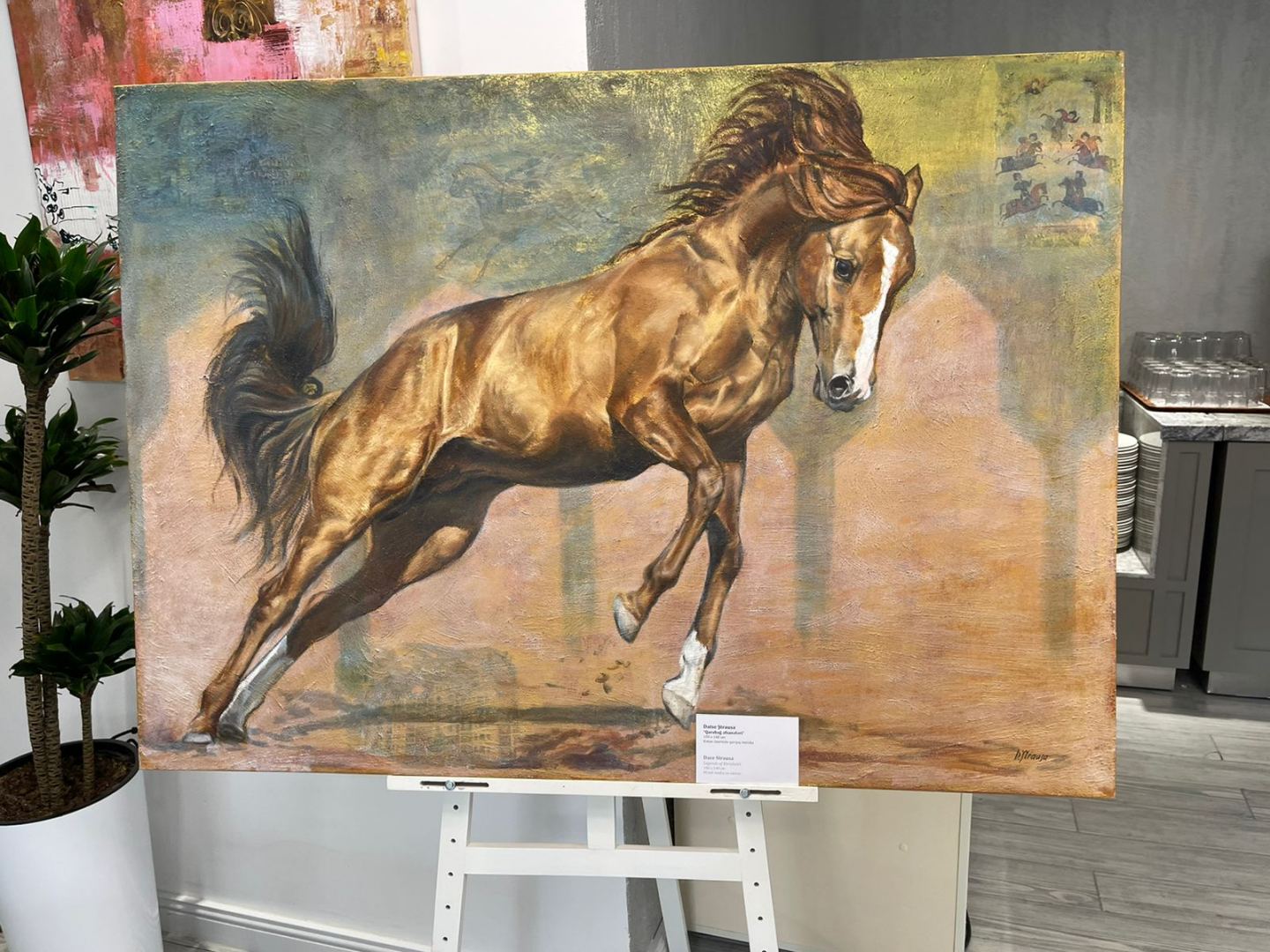 В городе Шуша открылась выставка латвийской художницы "Карабахские скакуны" (ФОТО)