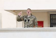 Президент Азербайджана, Верховный главнокомандующий Вооруженными силами Ильхам Алиев посетил Н-скую воинскую часть Сил спецназа минобороны (ФОТО/ВИДЕО)