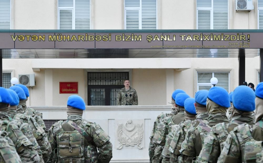 Президент Азербайджана, Верховный главнокомандующий Вооруженными силами Ильхам Алиев посетил Н-скую воинскую часть Сил спецназа минобороны (ФОТО/ВИДЕО)