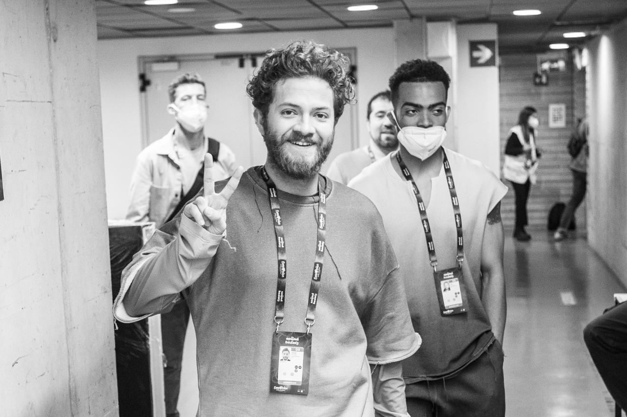 Представитель Азербайджана на "Евровидении-2022" провел первую репетицию в Италии (ФОТО/ВИДЕО)