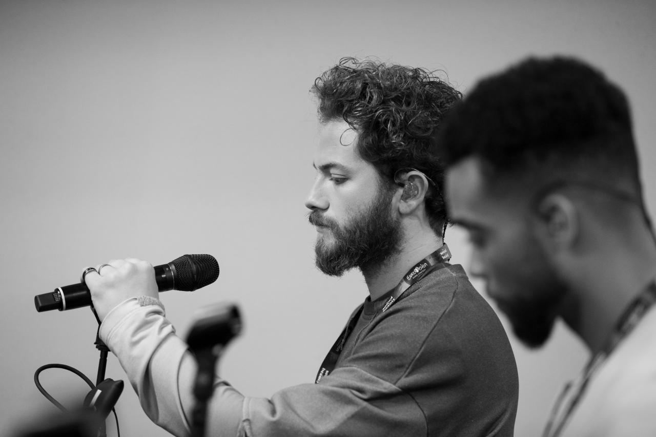 Представитель Азербайджана на "Евровидении-2022" провел первую репетицию в Италии (ФОТО/ВИДЕО)